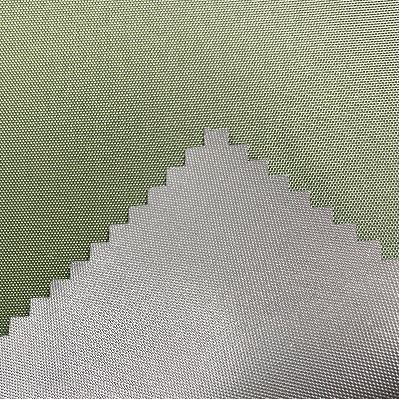 Zwarte coating polyester tentstof Fabric